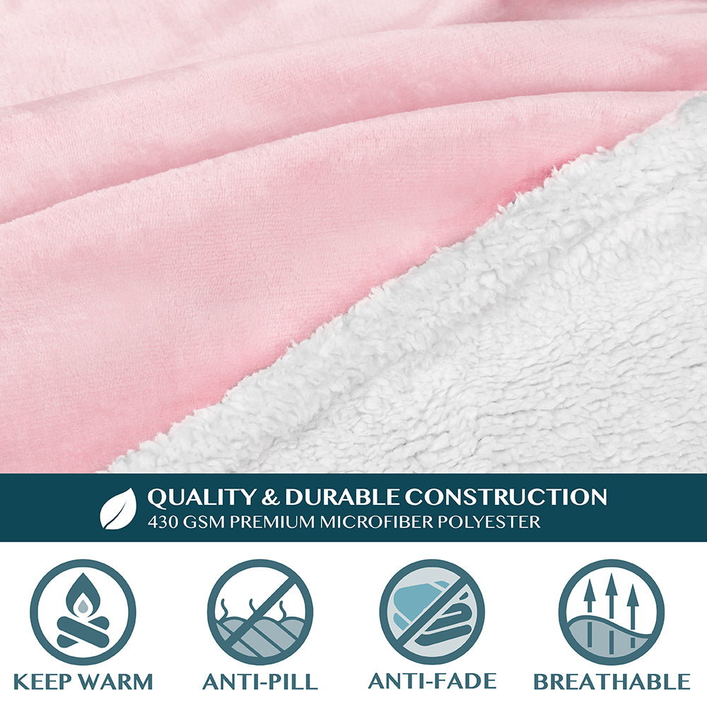 Blanket with Sleeves - Patch Pocket