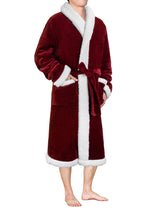 Men's Premium Sherpa Fleece Robe