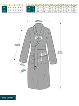 Women's Waffle Textured Satin Trim Fleece Robe