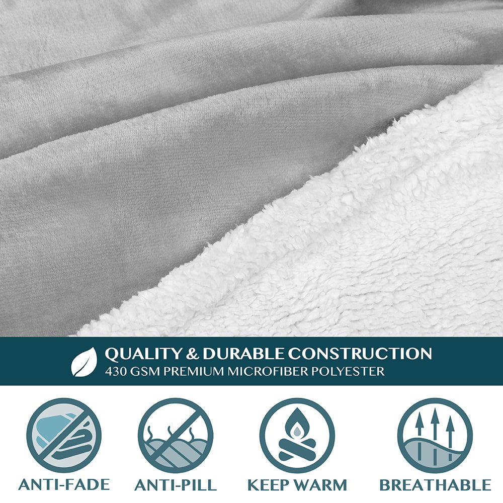 Blanket with Sleeves - Kangaroo Pocket