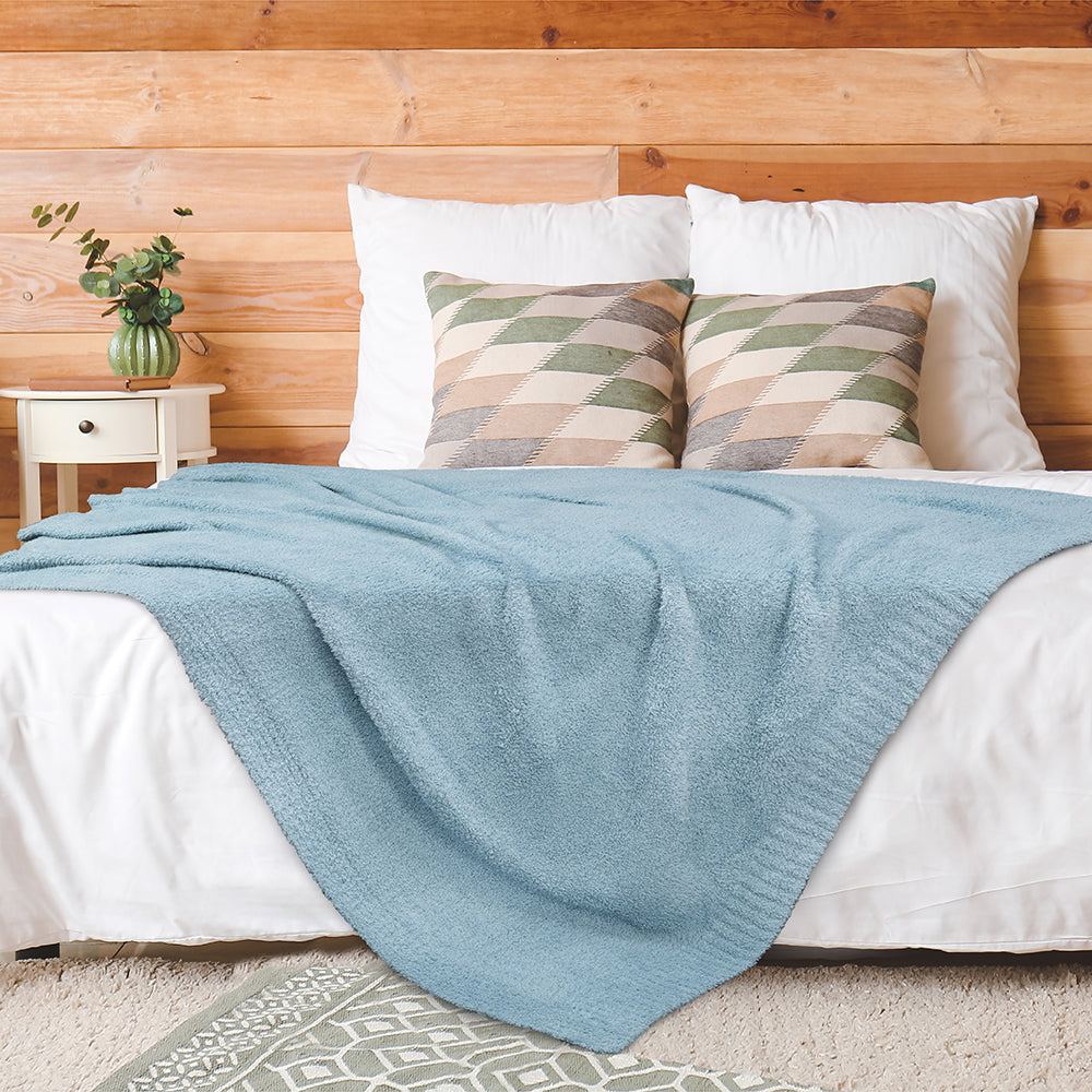 Buttery Soft Fluffy Knit Blanket