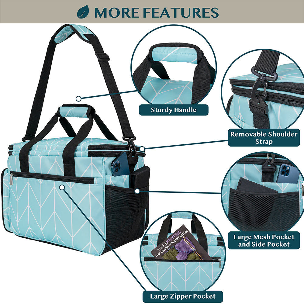 Large Yarn Organizer Knitting Bag