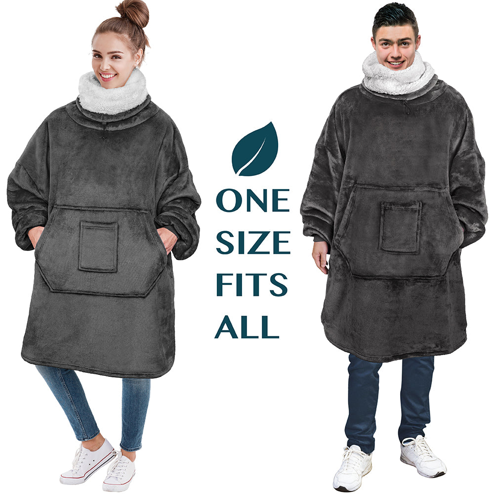 Neck Warmer Sweatshirt Hoodie Blanket