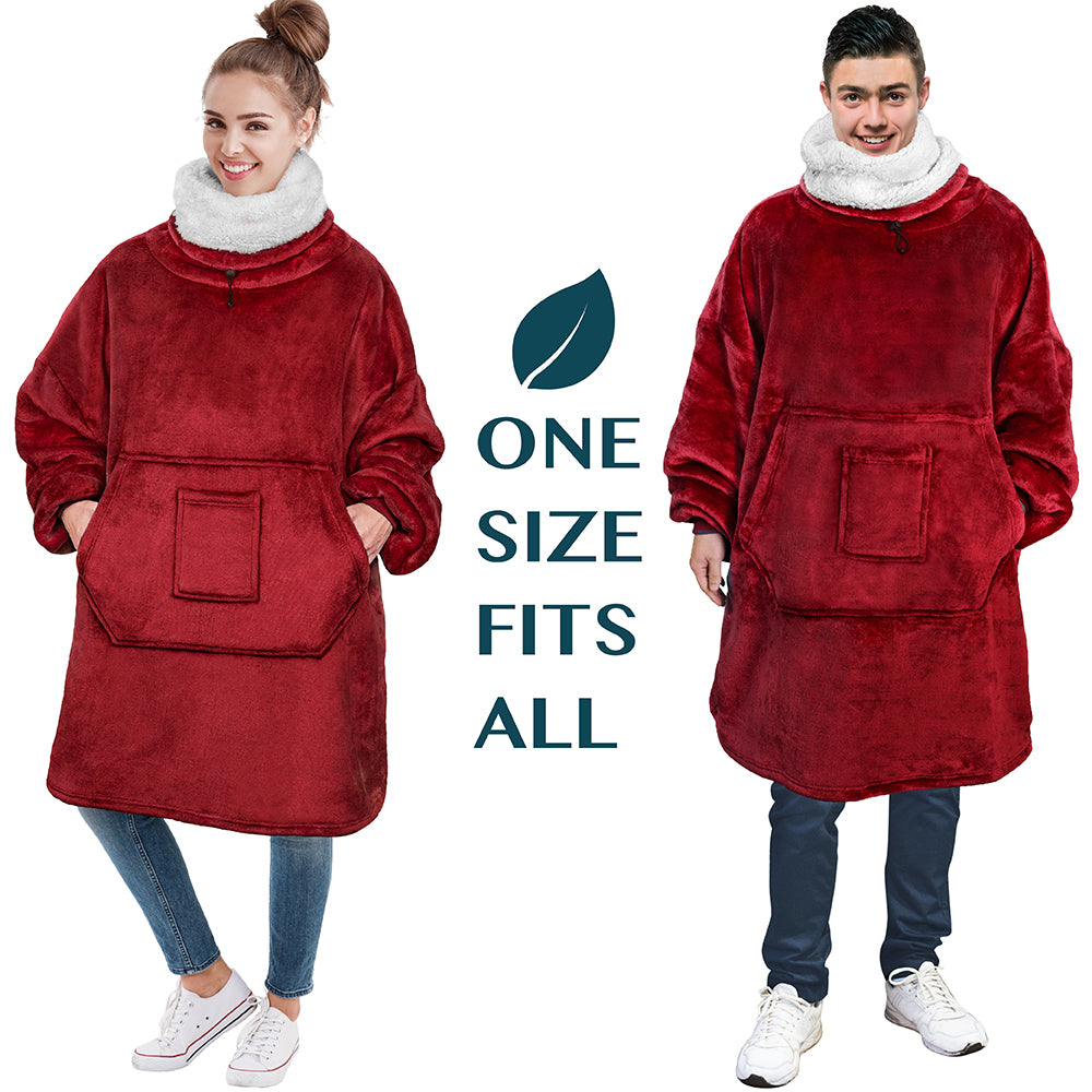 Neck Warmer Sweatshirt Hoodie Blanket
