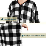 Classic Pom Pom Fringe Poncho Blanket