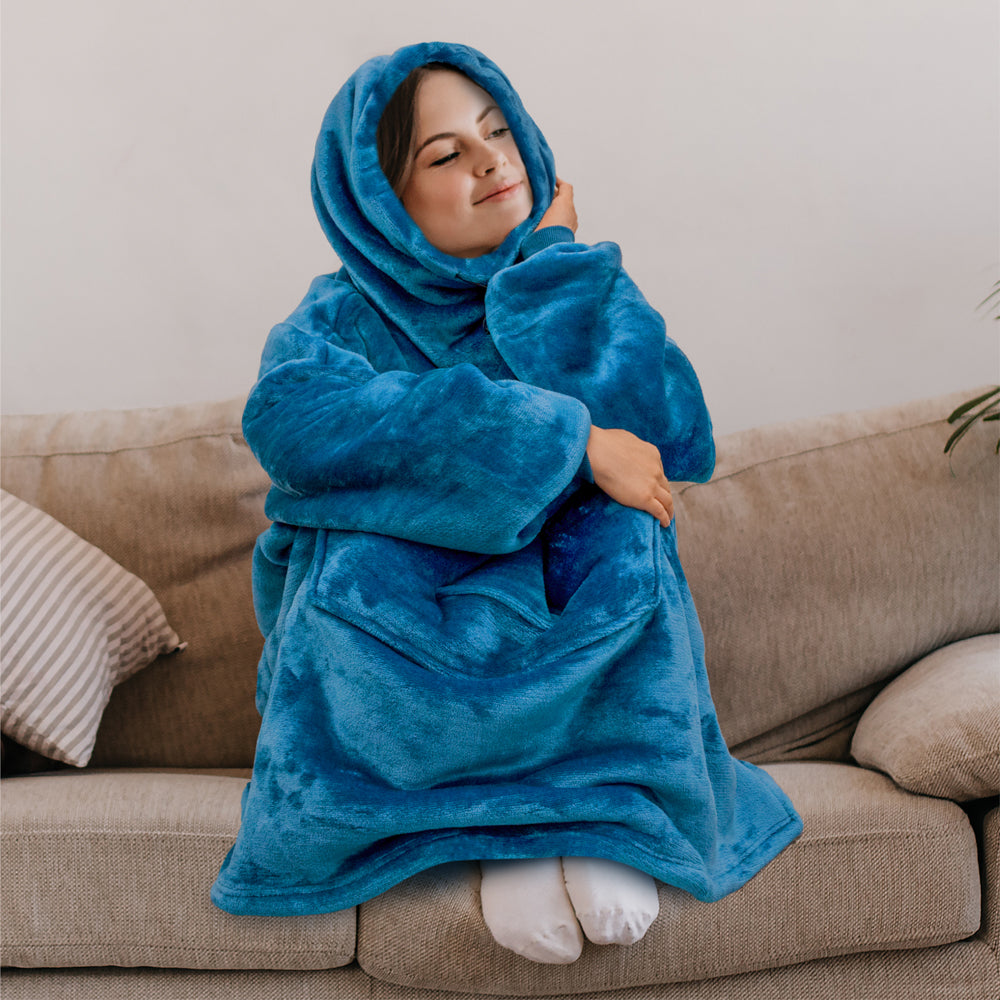 Neck Warmer Sweatshirt Hoodie Blanket