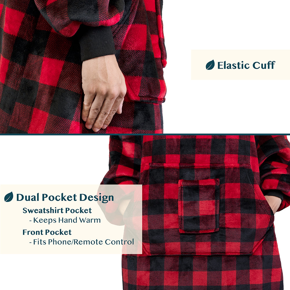 Neck Warmer Sweatshirt Hoodie Blanket