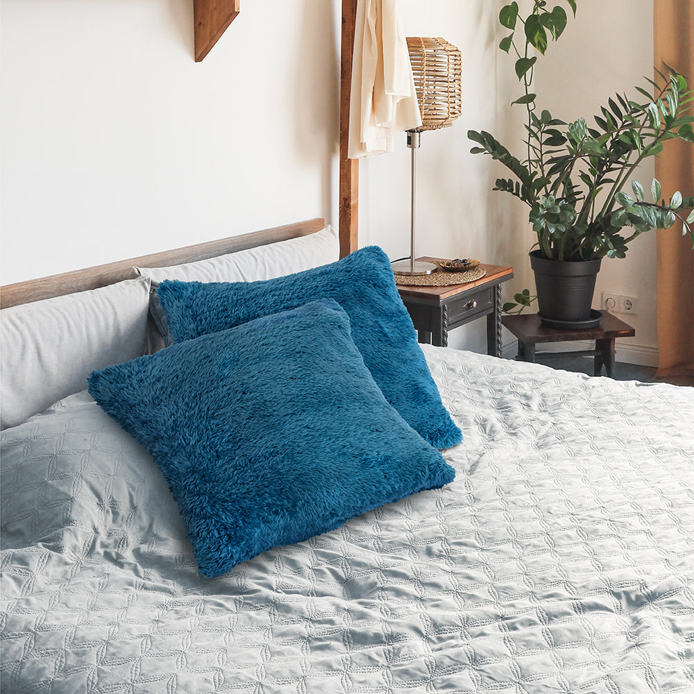 Sherpa Fleece Pillow Cover - Set of 2