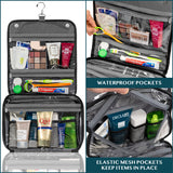 Deluxe Hanging Toiletry Organizer Bag