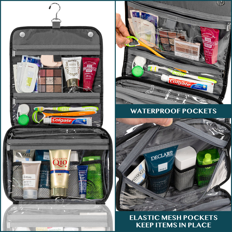 Deluxe Hanging Toiletry Organizer Bag