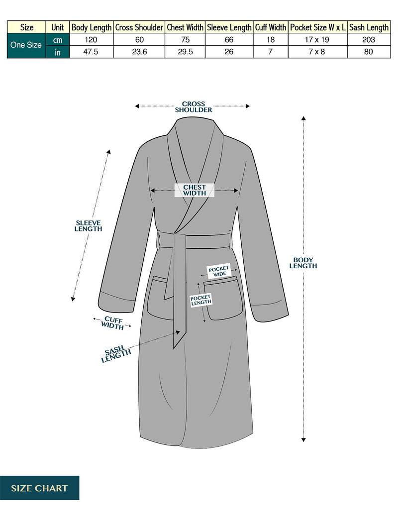 Men's Checkered Robe with Hood