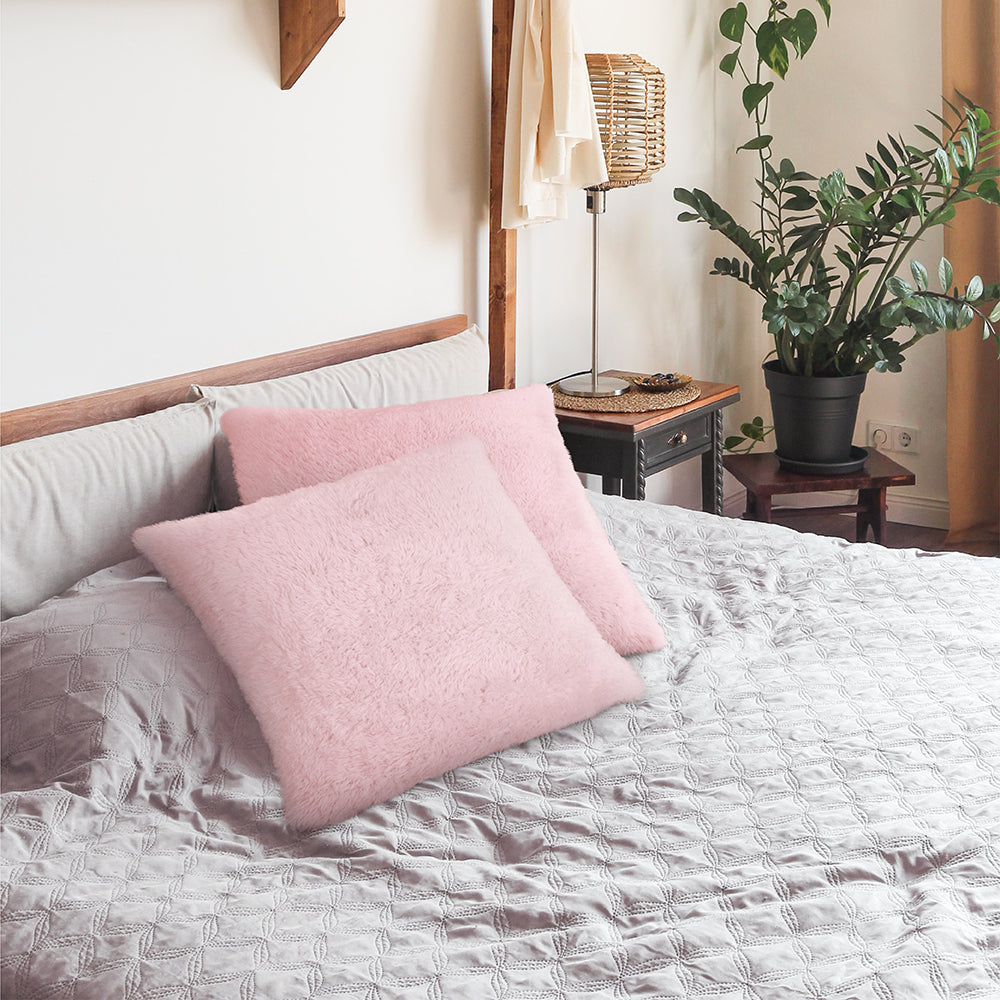 Sherpa Fleece Pillow Cover - Set of 2