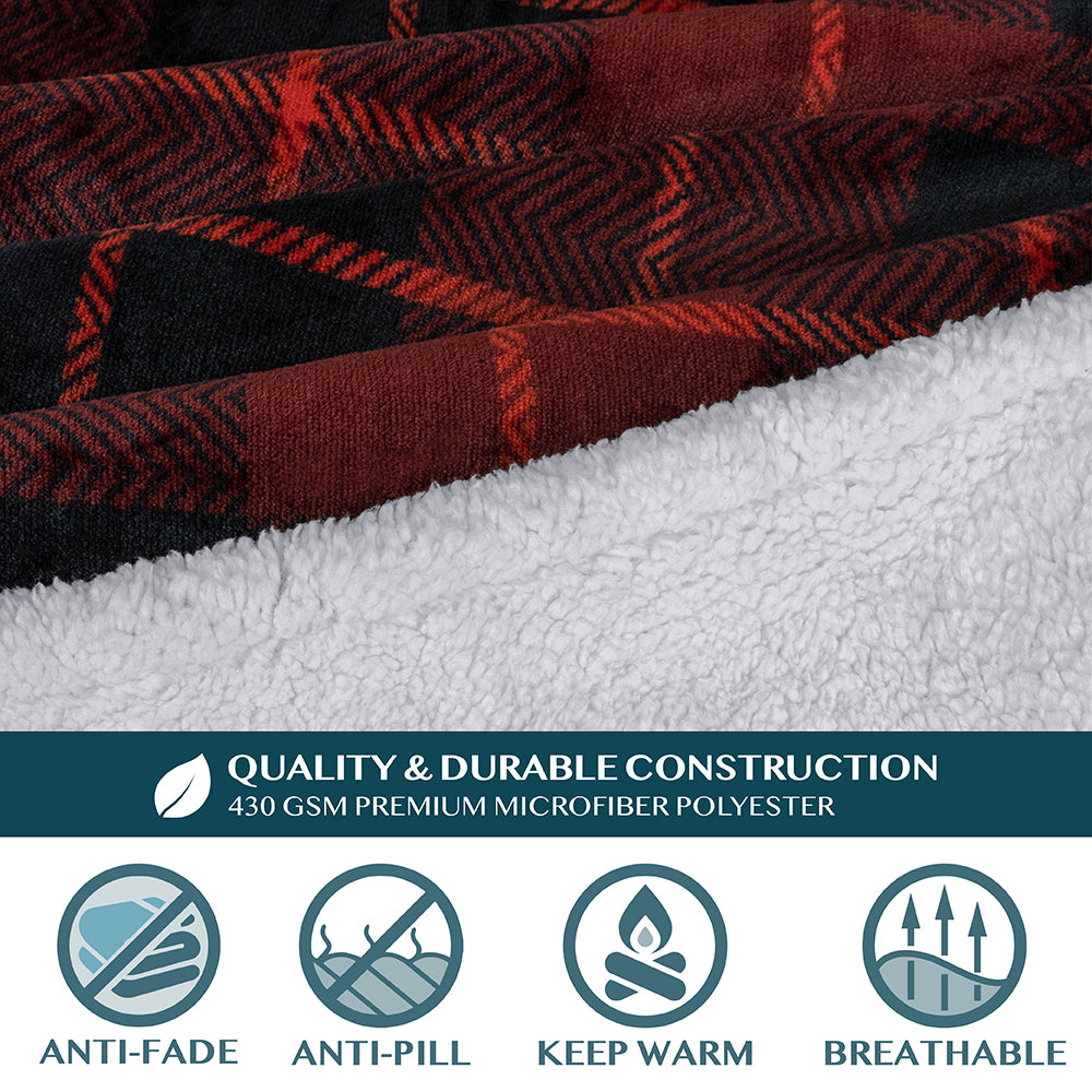 Blanket with Sleeves - Kangaroo Pocket