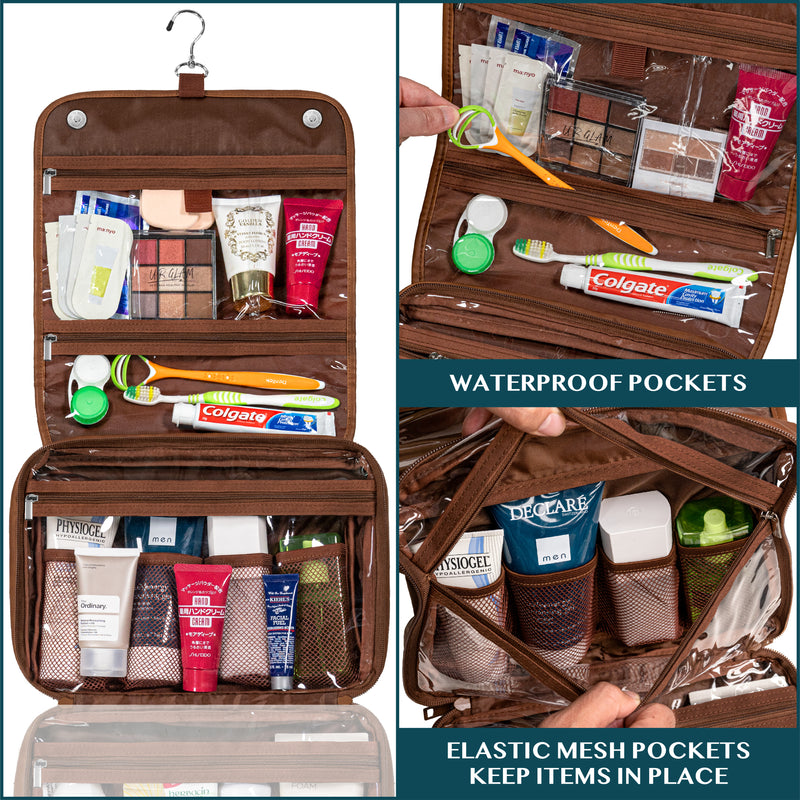 Deluxe Hanging Toiletry Organizer Bag