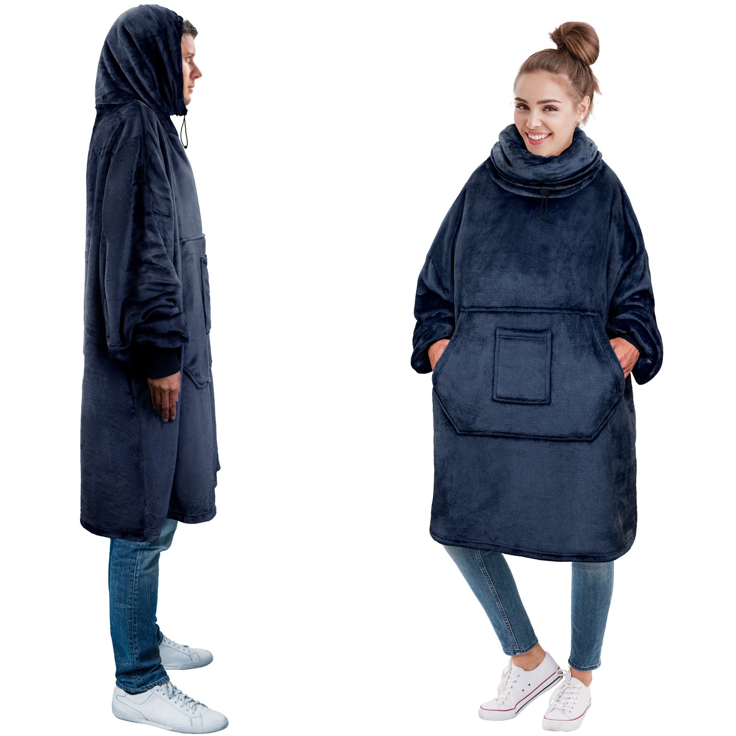Neck Warmer Sweatshirt Hoodie Blanket