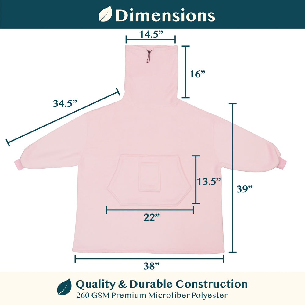 Neck Warmer Sweatshirt Hoodie Blanket