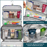 Deluxe Hanging Toiletry Organizer Bag