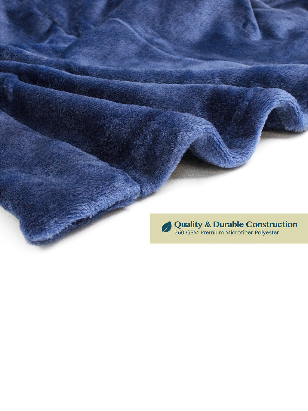 Men's Satin Trim Fleece Robe