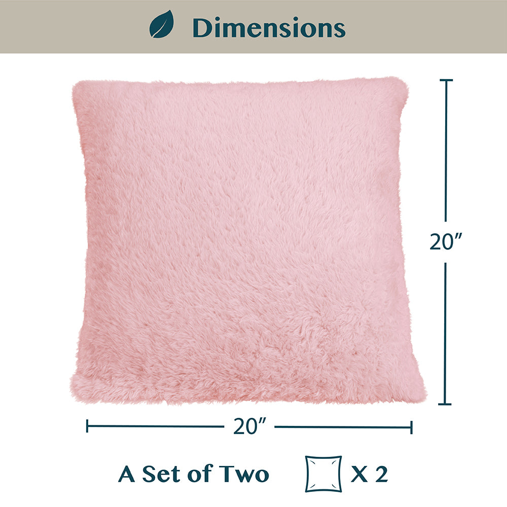 Sherpa Fleece Pillow Cover - Set of 2