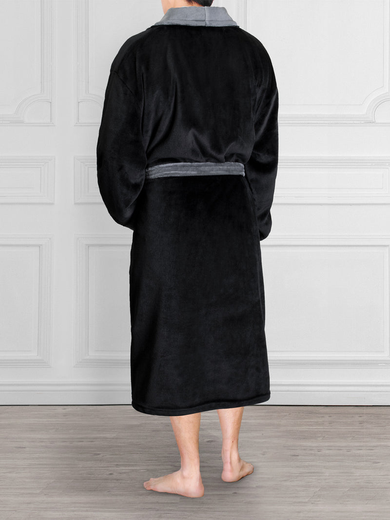 Men's Two-Tone Fleece Robe