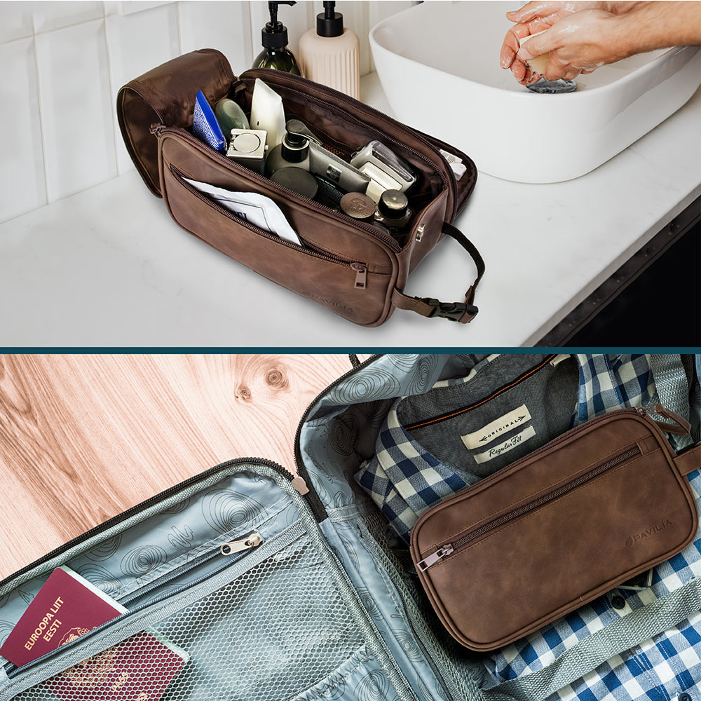 Men's Classic Dopp Kit Toiletry Bag