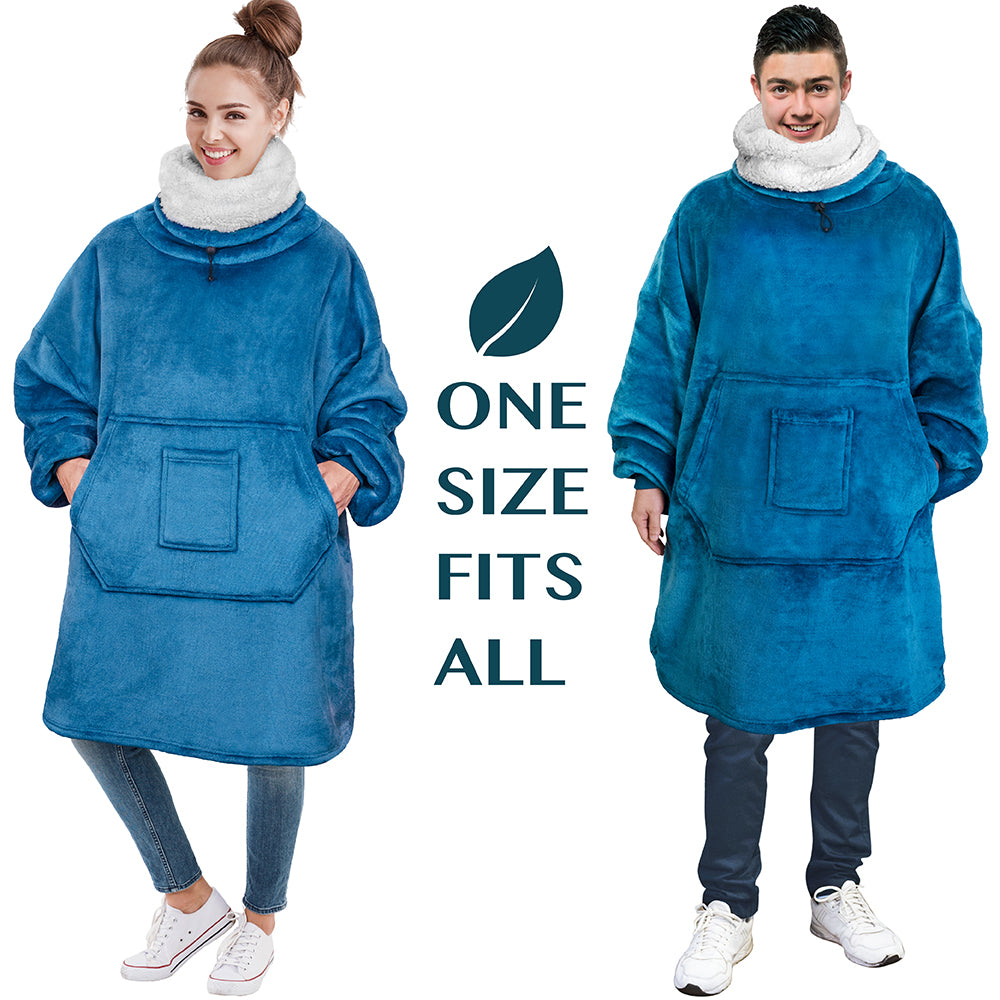 Neck Warmer Sweatshirt Hoodie Blanket
