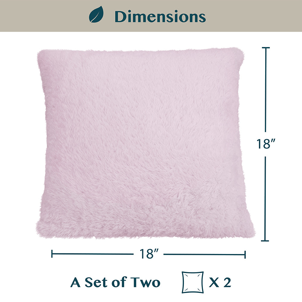 Sherpa Fleece Pillow Cover - Set of 2
