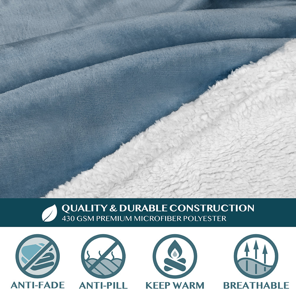 Blanket with Sleeves - Kangaroo Pocket