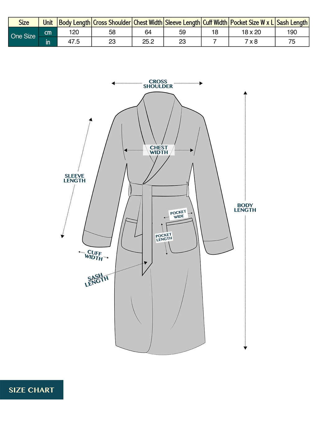 Men's Melange Fleece Robe