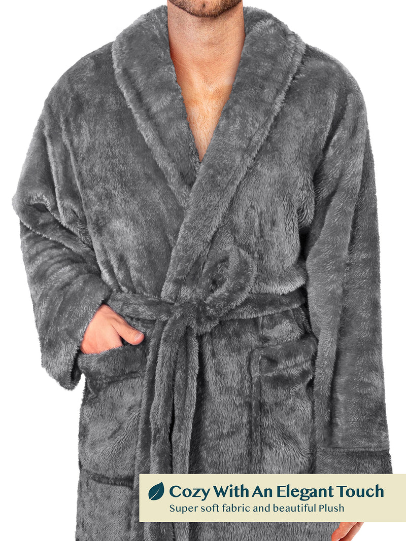 Men's Sherpa Fluffy Robe
