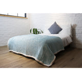 Melange Sherpa Fleece Throw Blanket