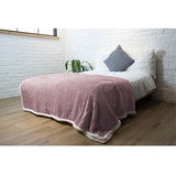 Melange Sherpa Fleece Throw Blanket