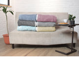 Melange Sherpa Fleece Throw Blanket