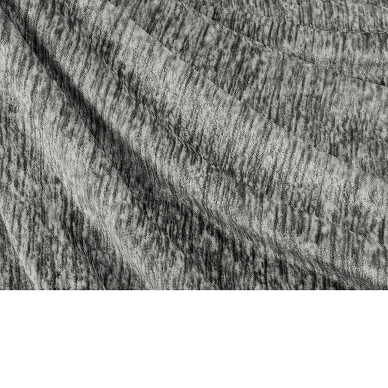 Melange Sherpa Fleece Throw Blanket