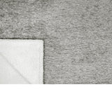 Melange Sherpa Fleece Throw Blanket