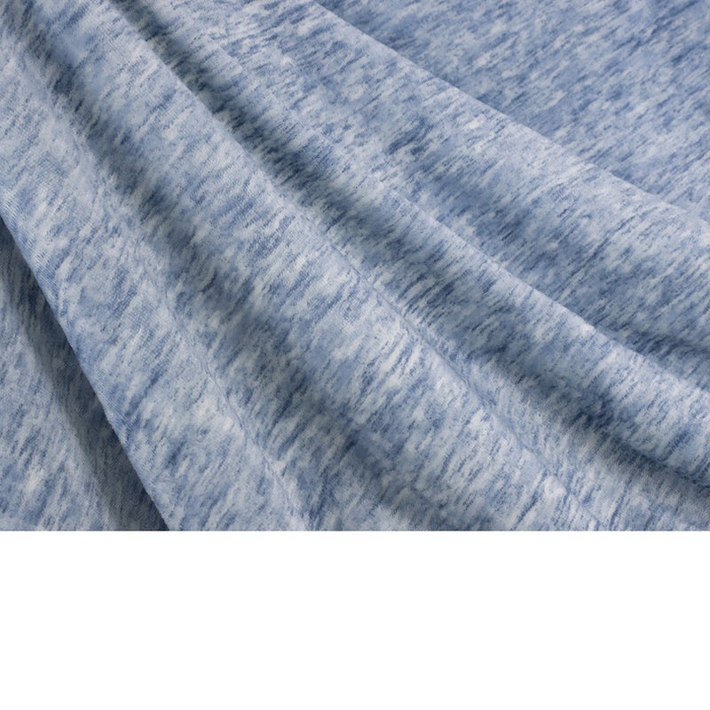 Melange Sherpa Fleece Throw Blanket
