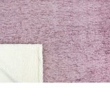 Melange Sherpa Fleece Throw Blanket