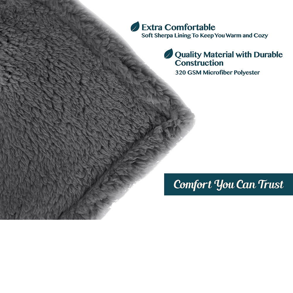 Plush Shaggy Sherpa Blanket