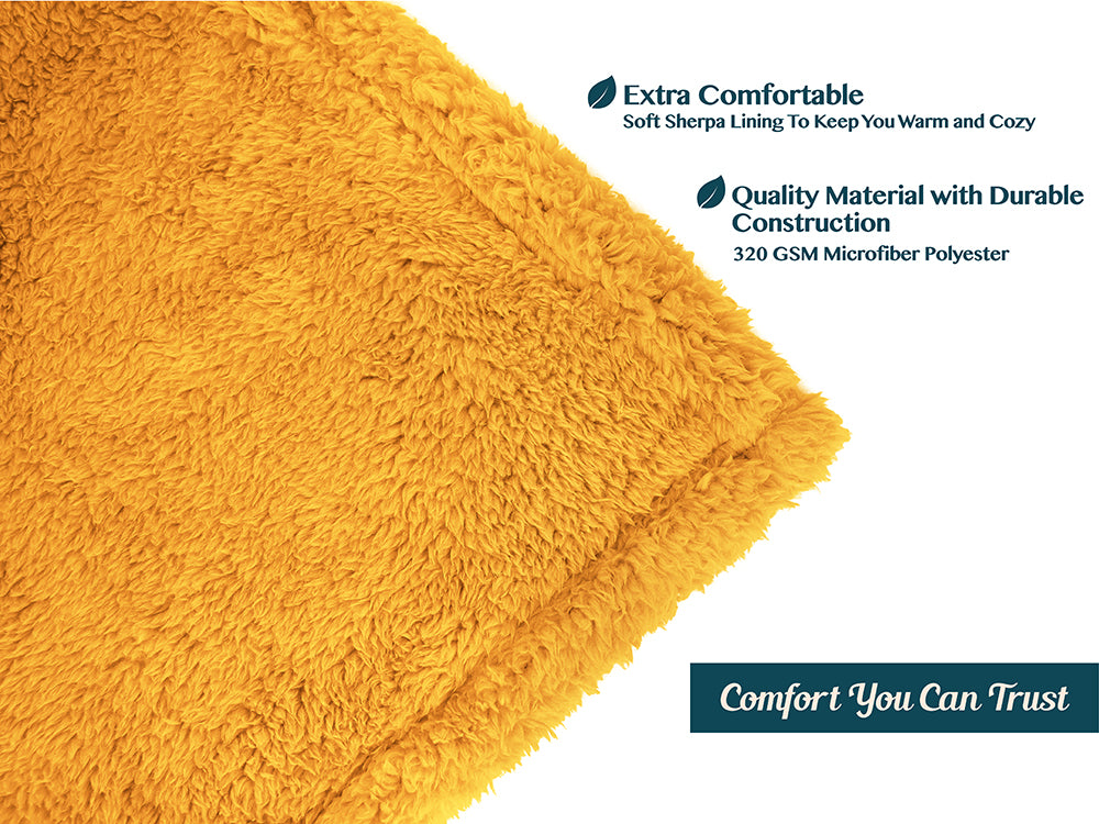 Plush Shaggy Sherpa Blanket