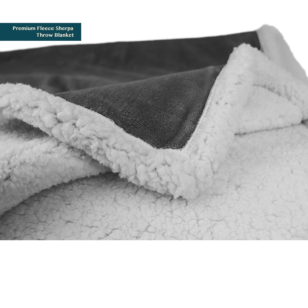 Premium Sherpa Fleece Throw Blanket