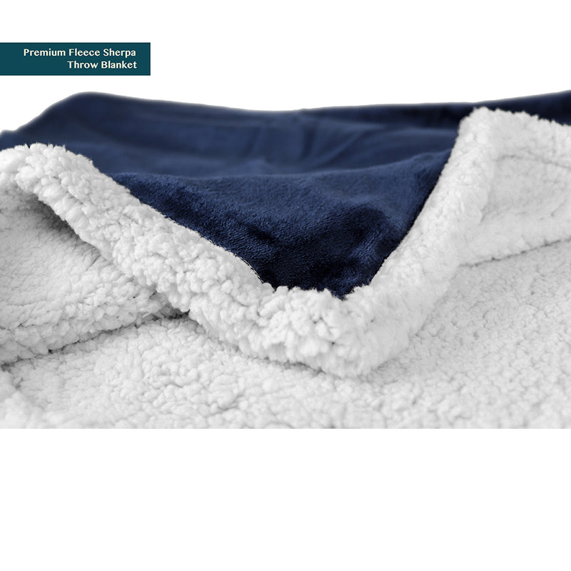 Premium Sherpa Fleece Throw Blanket