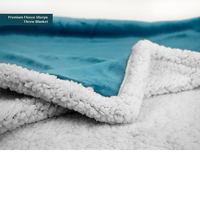 Premium Sherpa Fleece Throw Blanket