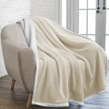 Premium Sherpa Fleece Throw Blanket