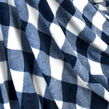 Checkered Sherpa Fleece Blanket