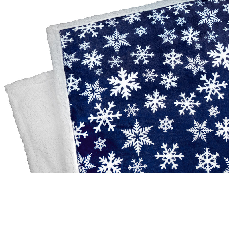 Christmas Sherpa Throw Blanket