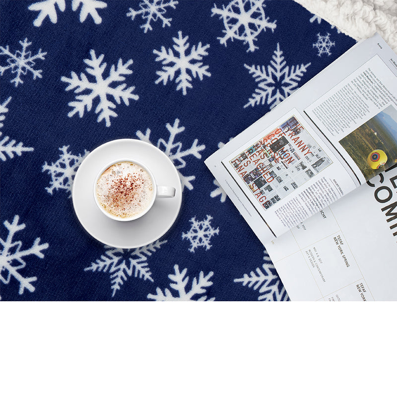 Christmas Sherpa Throw Blanket