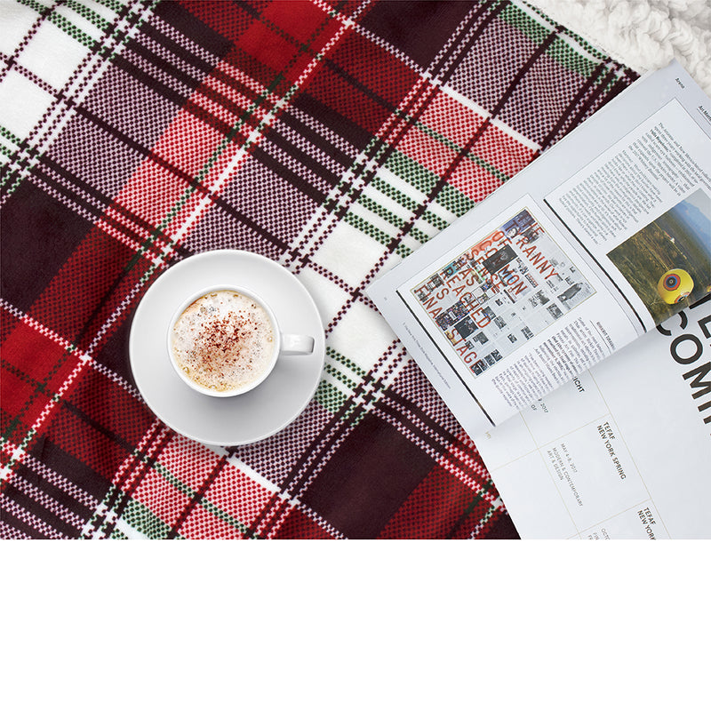 Christmas Sherpa Throw Blanket