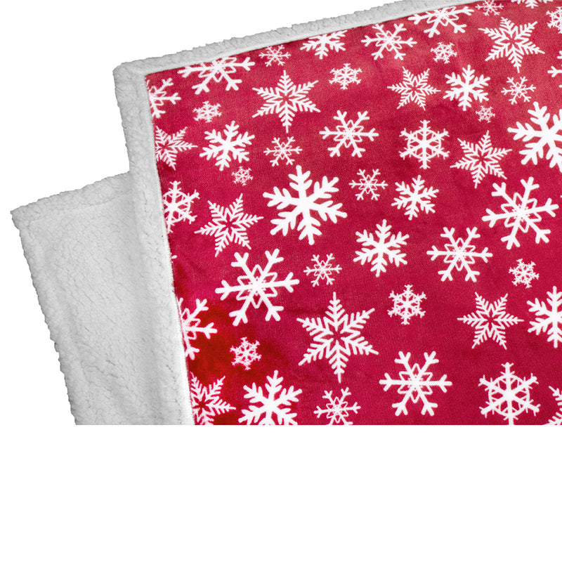 Christmas Sherpa Throw Blanket