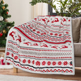Christmas Sherpa Throw Blanket