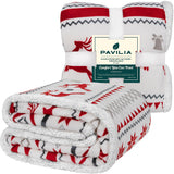 Christmas Sherpa Throw Blanket